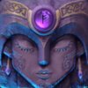 Символ Asgardian Stones - Фиолетовый камень