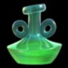 Символ Frog Grog - Зеленая колба