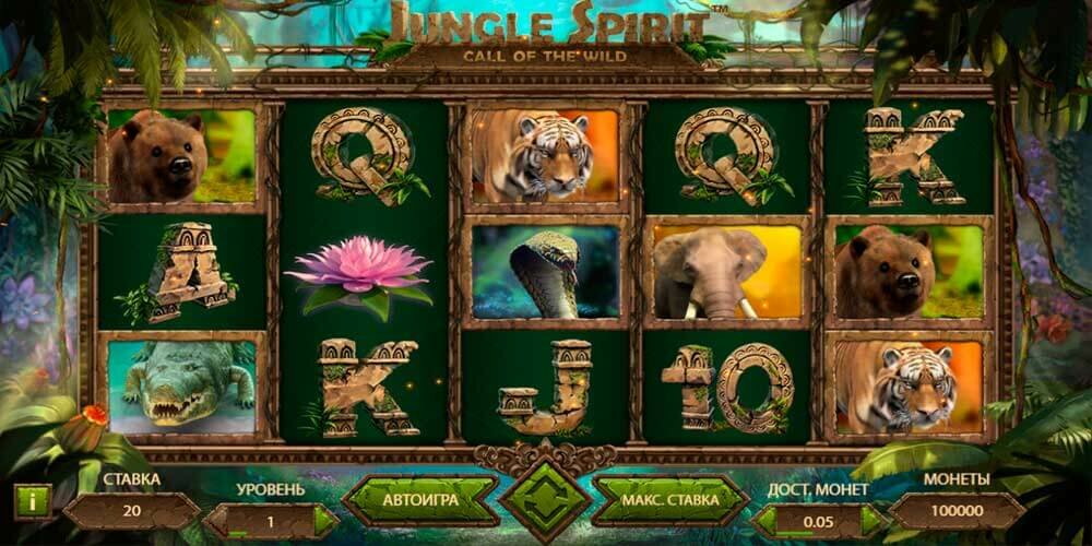 Играть в Jungle Spirit / Дух джунглей