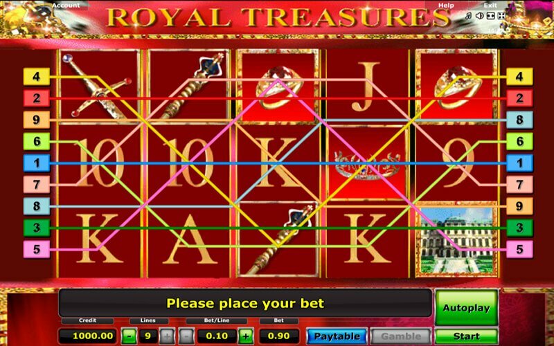 игровой автомат royal treasures играть бесплатно